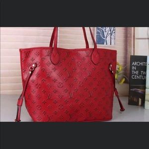 LV red purse new in bag